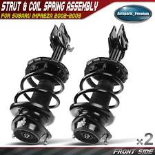 2x Front Complete Strut & Coil Spring Assembly for Subaru Impreza RS WRX 02-03 picture