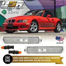 DEPO Clear Lens Euro Bumper Side Marker Lights For 96-02 BMW Z3 M Coupe Roadster picture