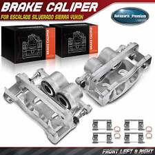 Front Pair(2) Brake Calipers for Chevy Silverado 1500 2008-2018 GMC Sierra Yukon picture