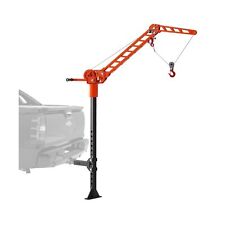 Truck Hitch Mounted Crane- 600lbs Load Capacity, 2 Inch Receiver Hitch Hoist,... picture
