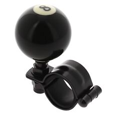 Steering Wheel Spinner Knob Handle Universal Black 8 Ball Suicide Car Truck SUV picture