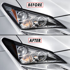 FOR 15-18 Lexus RC Headlight Side Marker SMOKE Precut Vinyl Tint Overlays picture