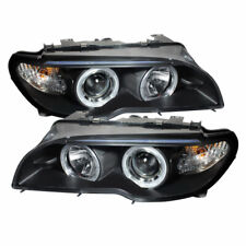 Spyder For BMW E46 3-Series 04-06 2 DR Pair Projector Halogen Model- LED Halo picture