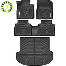 4PCS Floor Mats & Cargo Liner for 2021-2023 Hyundai Santa Fe 5 Seat All Weather picture