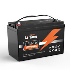 LiTime 12V 100Ah LiFePO4 Deep Cycle Lithium Battery for RV Solar Trolling Motor picture