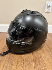 Arai Corsair-X Motorcycle Helmet - Flat Black - Pin Lock Vas Visor Pre Owned picture
