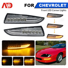 For 93-02 Chevrolet Camaro DRL Front Dynamic LED Turn Signal Parking Lamp Clear picture