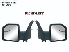 Pair Right and Left Side Mirror Power Glass Manual Folding for 15to20 Ford F-150 picture