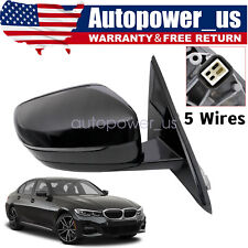 BLACK RIGHT PASSENGER MIRROR FIT BMW 3 SERIES 2019 2020 2021 2022 2023 picture
