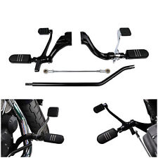 Black Footpegs Forward Control Kit Fit For Harley Sportster1200 883 2014-2022 19 picture