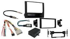 Complete Double ISO DIN Dash Trim Kit w/ Wiring Harness Interface Plug Adapter picture