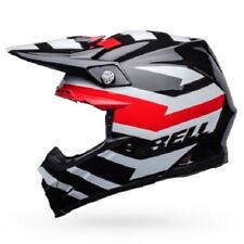 Open Box Bell Men Moto-9S Flex Dirt Bike Helmet Banshee Gloss Black/Red - XL picture