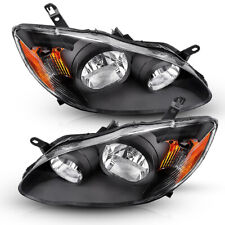 2X Headlight Assembly For 2003 2004 2005 2006 2007 2008 Toyota Corolla TO2502139 picture