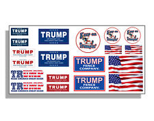 Trump R/C 1/10th Scale Bumper Sticker Decal Body Crawler vinyl Sheet 1:10 RC  picture