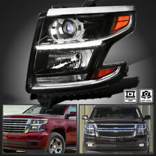 Black Driver Side Fits 2015-2020 Chevy Tahoe Suburban Projector Headlight Lamps picture