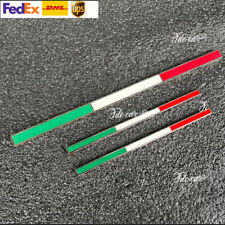 3PCs For Ferrari Tricolore Italian Flag Emblem Set 599 360 430 458 488 Decal picture