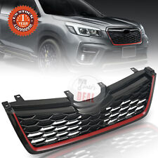 For 2019-2021 Subaru Forester Front Bumper Lower Honeycomb Grille W/Red Trim picture
