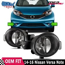Fits 2012-2018 Nissan Versa Note Factory Bumper Replacement Fog Light Clear Lens picture