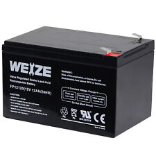 Weize Battery 12V 12Ah Replacement For UB12120 WP12-12 12 Amp-hr BATTERY SLA picture