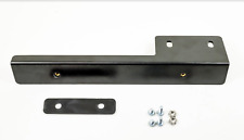 New JDM Black Universal Front Bumper License Plate Relocator Bracket Holder Bar picture