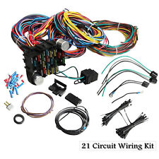 Universal Extra long Wires 21 Circuit Wiring Harness Hotrod For Chevy Mopar Ford picture