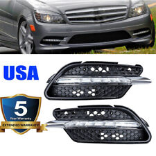 2X LED Daytime Running Light DRL Fog Lamps For Benz W204 C300 Sport 2008-2011 #C picture