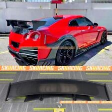 For Nissan GT-R GTR R35 2009-2018 Carbon Fiber Rear Trunk Spoiler Wing GT Style picture