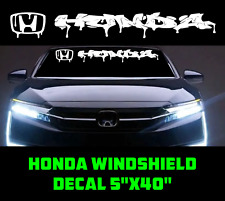 Graffiti custom CAR Windshield Decal Sticker Vinyl JDM Emblem Logo Sport turbo picture