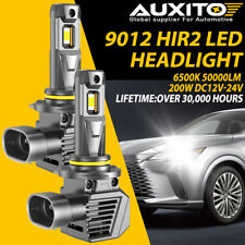AUXITO 9012 HIR2 LED Headlight Kit Bulb High Low Beam White 48000LM Super Bright picture