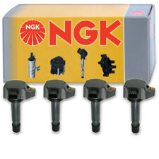 4 pcs NGK Ignition Coil for 2006-2011 Honda Civic 1.8L L4 - Spark Plug Tune to picture