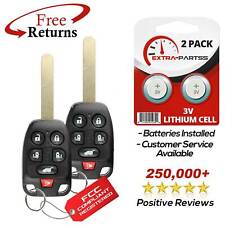 2 For 2011 2012 2013 2014 Honda Odyssey Keyless Remote Car Key Fob N5F-A04TAA picture
