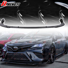 For 18-2020 Toyota Camry SE XSE JDM Style Gloss Black Front Bumper Lip Splitter picture
