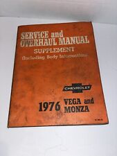 1976 Chevy Vega & Monza Factory Service and Repair Manual Supplement picture