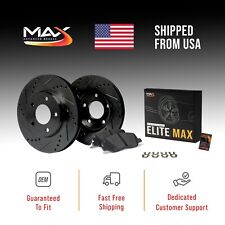 Front Drilled Slotted Rotors + Pads for 2013 2014 2015 Mazda CX-5 picture