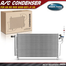 A/C Condenser with Receiver Drier for Kia Rio Rio5 2006 2007 2008-2011 L4 1.6L picture