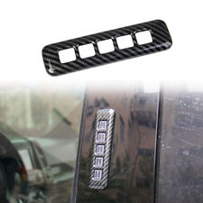 Truck Pillar Post Keypad Triple Carbon Fiber Trim Cover for 2015-2023 Ford F-150 picture