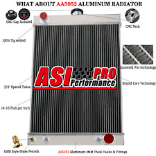 ASI 4 Row Aluminum Radiator for 1930-1950 1946 Hot Rod w/Trans Cooler picture