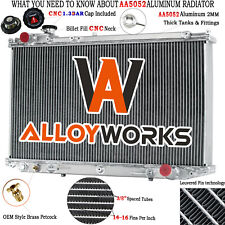 4Row Aluminum Radiator For LEXUS GS300/TOYOTA ARISTO JZS147 2JZ-GE 3.0 AT 91-97 picture