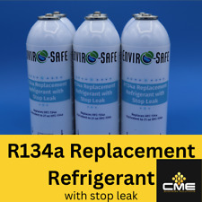 Envirosafe Auto AC R134a Replacement Refrigerant w Stop Leak 6 cans picture