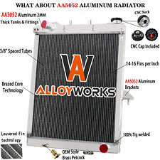3 Rows Aluminum Radiator For 04-09 Dodge Durango/ 07-09 Chrysler Aspen 4.7L 5.7L picture
