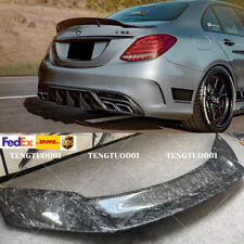 FOR 15-2021 MERCEDES BENZ W205 C63 AMG FORGED CARBON FIBER TRUNK SPOILER WING picture