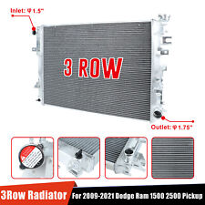 3 Row Aluminum Radiator For 2009-2021 Dodge Ram 1500 2500 3500 4000 V6 V8 Pickup picture
