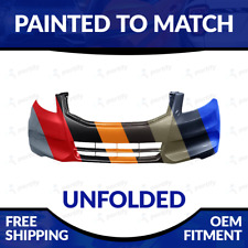 NEW Painted 2011-2012 Honda Accord Sedan Unfolded Front Bumper 4-Cylinder picture