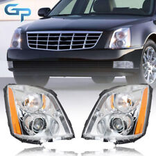 For 2008-2011 Cadillac DTS HID/Xenon Headlights Chrome Housing Right+Left Side picture