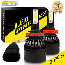 9007 HB5 LED Headlight Bulbs CREE CSP High&Low Beam Xenon 6000K White Light up picture
