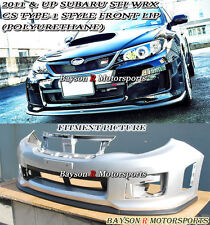 Fits 11-14 Subaru Impreza WRX STi CS Type-1 Style Front Lip (Urethane) picture