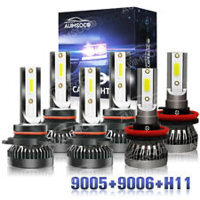 For Honda Civic 2006-2013 2014 Car 6000K Headlamps LED Lights + Fog Bulbs Combo picture