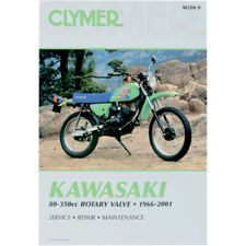 CLYMER Physical Book for Kawasaki 80-350cc Rotary Valve 1966-2001 | M350-9 picture
