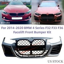 New For 2014-2020 BMW F32 F36 4 Series 428i Facelift Front Bumper Kit with Grill picture