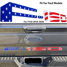 3D Red Blue USA FLAG Tailgate Inserts Decal Letters Emblem for F150 2018-2020 picture